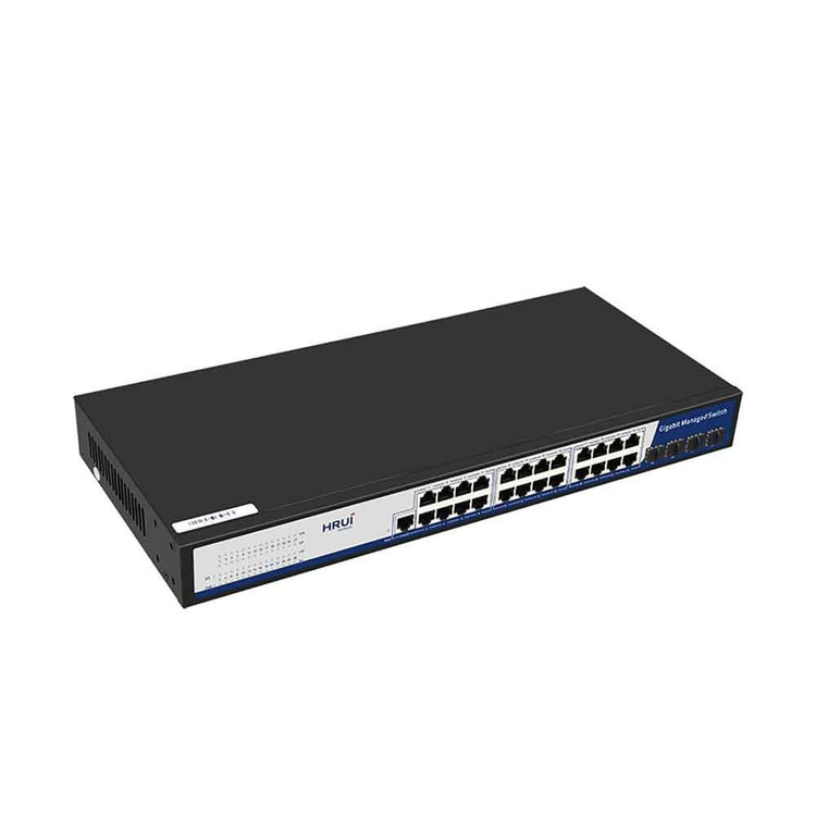 سوئیچ شبکه اترنت مدیریتی اچ آر یو آی (HRUI) مدل HR-SWG20244S