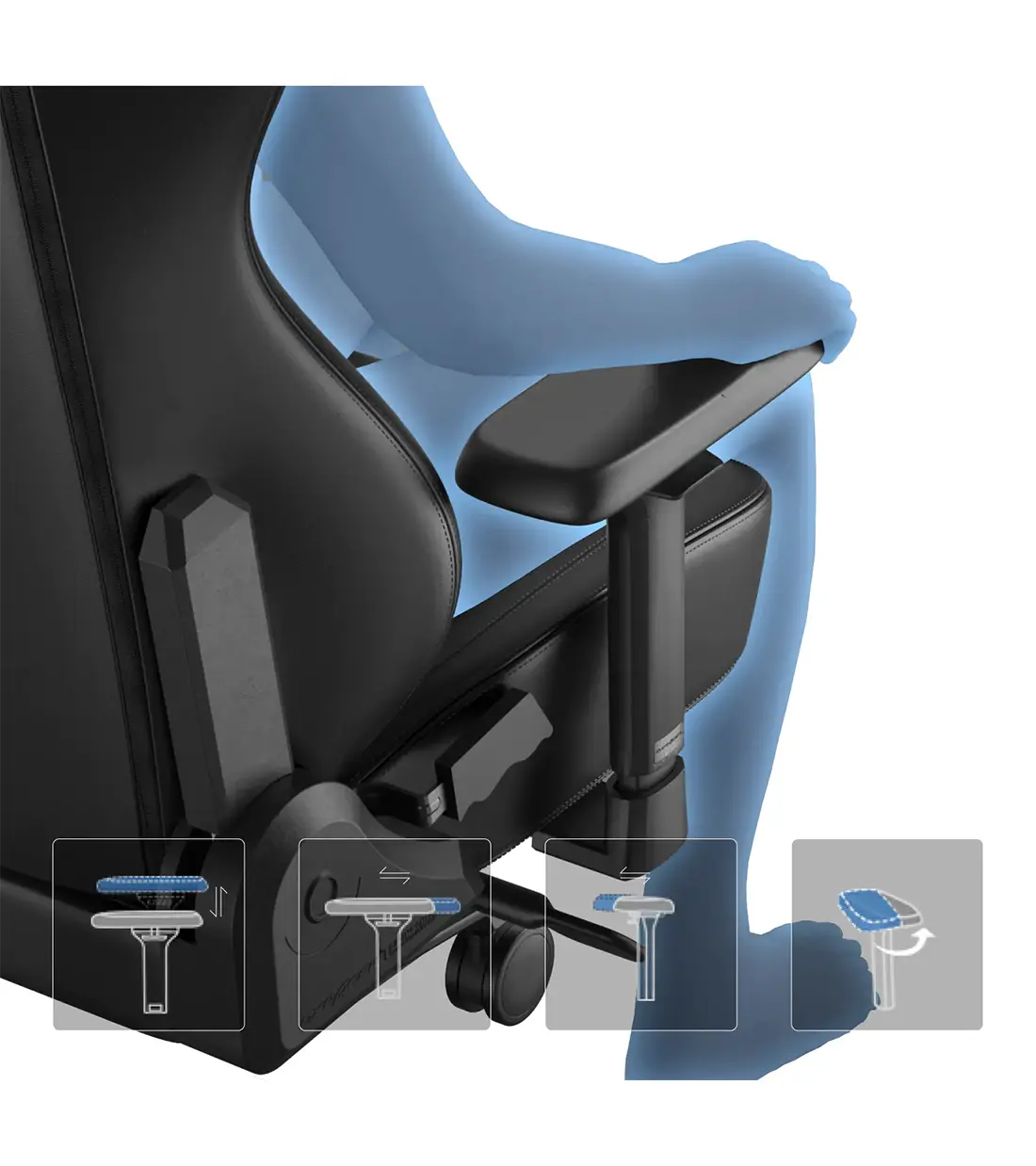 صندلی گیمینگ دی ایکس ریسر مدل DxRacer Craft Series 2025 XL Black Fabric