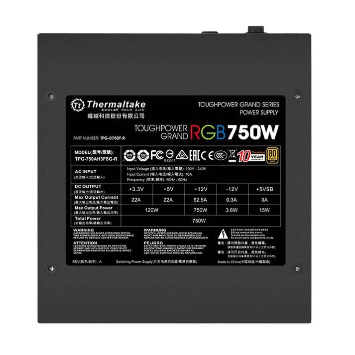پاور ترمالتیک مدل Thermaltake Toughpower Grand 750W Gold