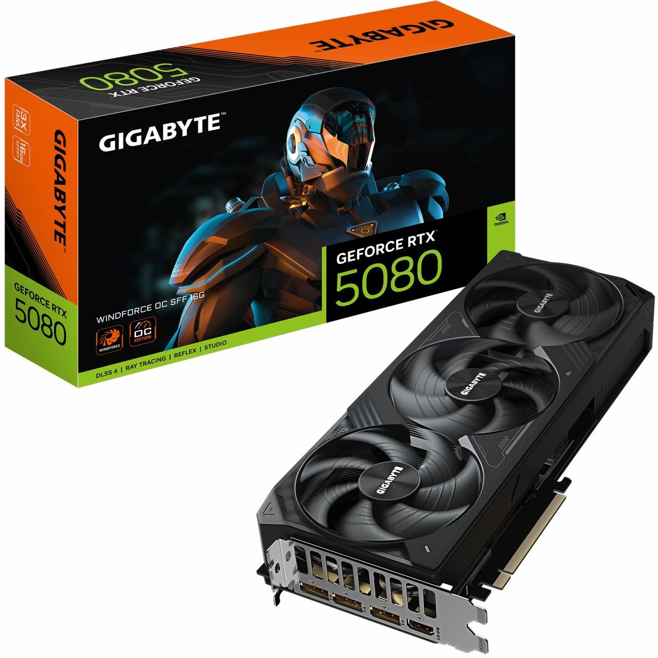 کارت گرافیک گیگابایت مدل Gigabyte RTX 5080 Windforce SFF 16GB
