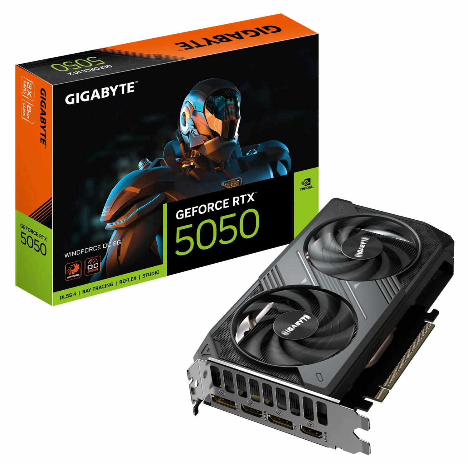 کارت گرافیک گیگابایت مدل Gigabyte RTX 5050 Windforce OC 8GB