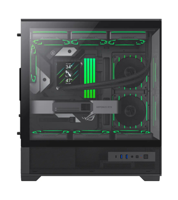 کیس گیمینگ گیم مکس مدل GAMEMAX Vista 2 AB