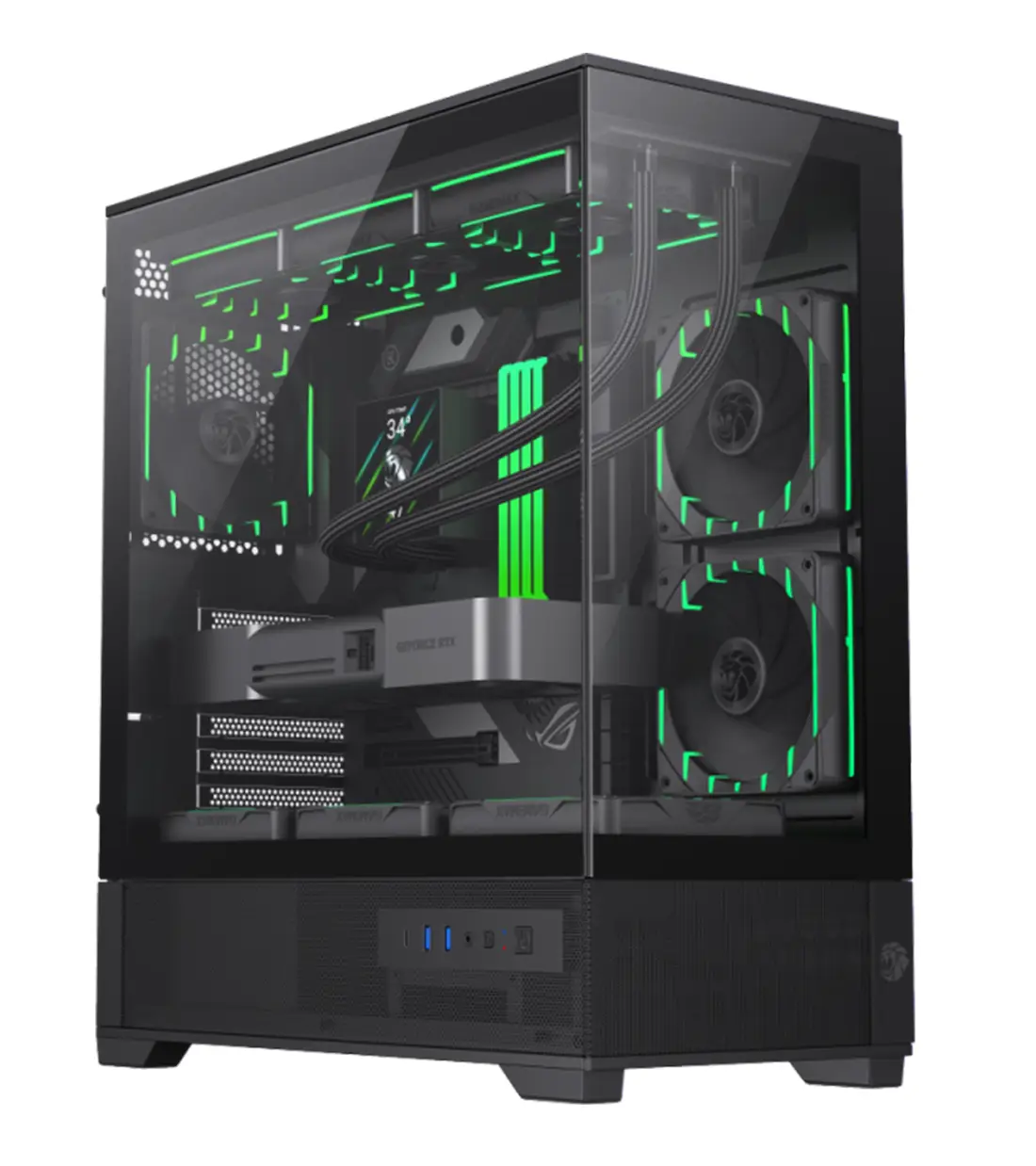 کیس گیمینگ گیم مکس مدل GAMEMAX Vista 2 AB