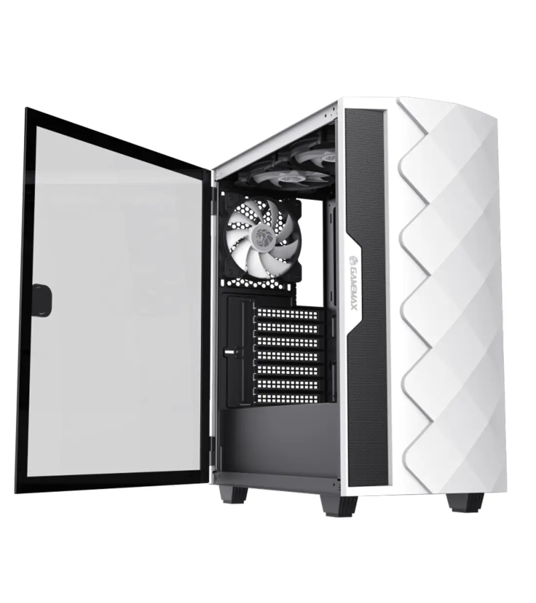 کیس گیمینگ گیم مکس مدل GAMEMAX Diamond CP White