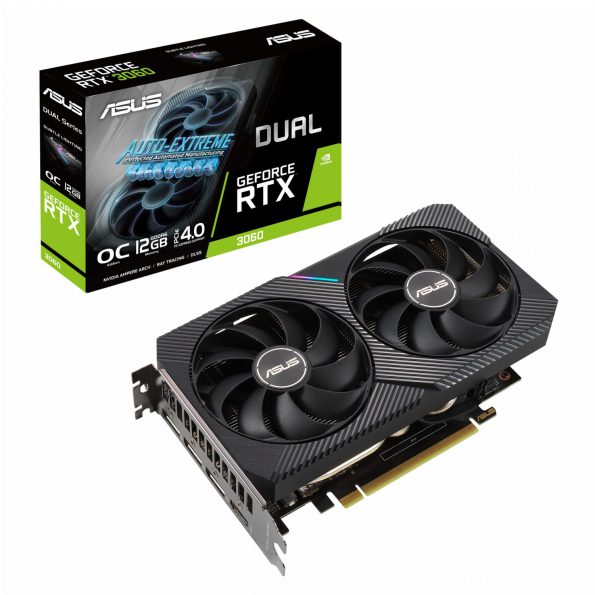کارت گرافیک ایسوس مدل Dual RTX 3060 OC Gaming حافظه 12 گیگابایت