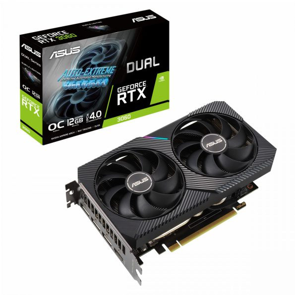 کارت گرافیک ایسوس مدل Dual RTX 3060 OC Gaming حافظه 12 گیگابایت
