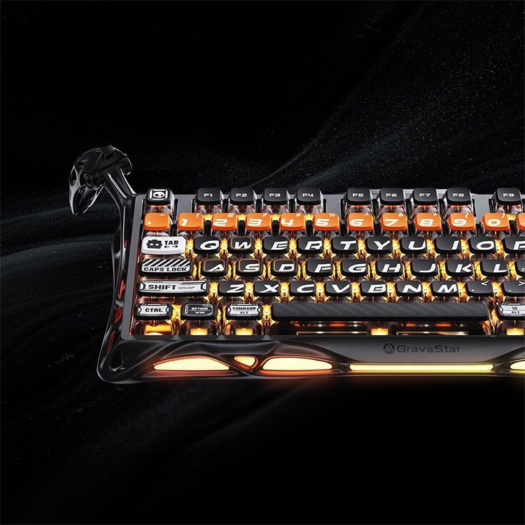 کیبورد گیمینگ گراوا استار مدل GravaStar Mercury K1 Pro Special Edition - Cyberflare