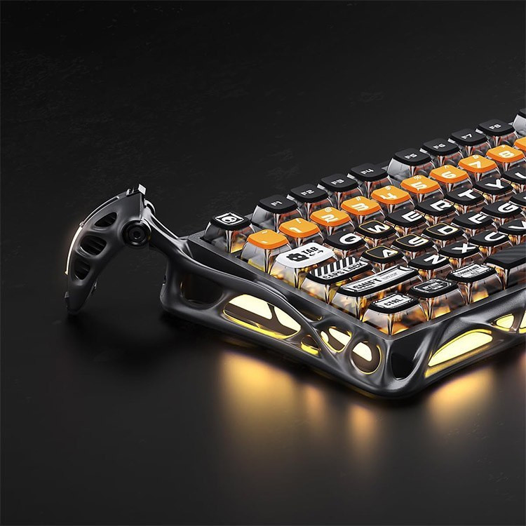 کیبورد گیمینگ گراوا استار مدل GravaStar Mercury K1 Pro Special Edition - Cyberflare