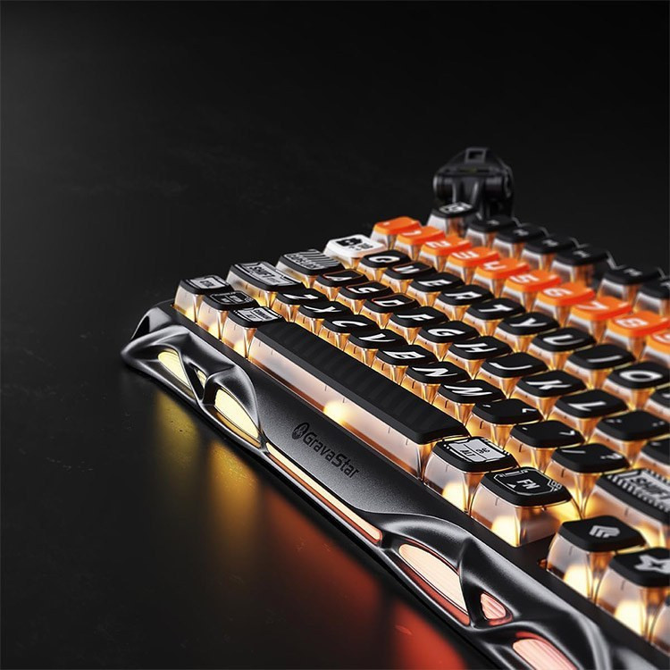 کیبورد گیمینگ گراوا استار مدل GravaStar Mercury K1 Pro Special Edition - Cyberflare