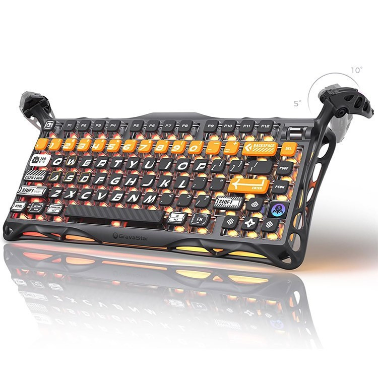 کیبورد گیمینگ گراوا استار مدل GravaStar Mercury K1 Pro Special Edition - Cyberflare
