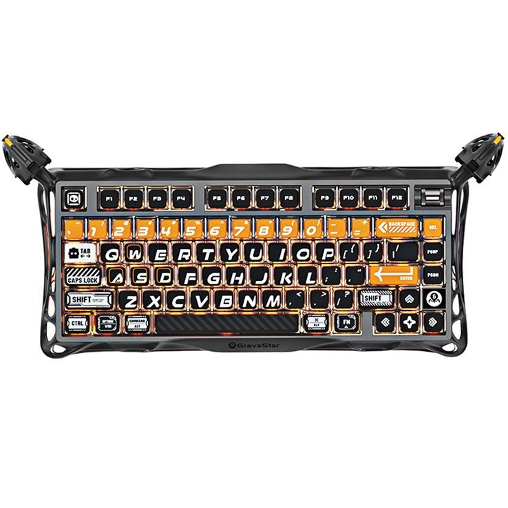 کیبورد گیمینگ گراوا استار مدل GravaStar Mercury K1 Pro Special Edition - Cyberflare