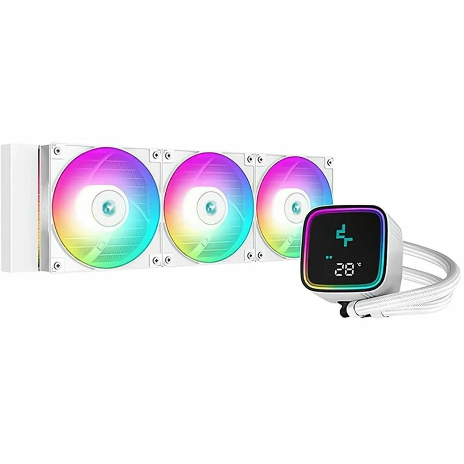 خنک کننده مایع پردازنده دیپ کول مدل Deep Cool LS720 SE DIGITAL White
