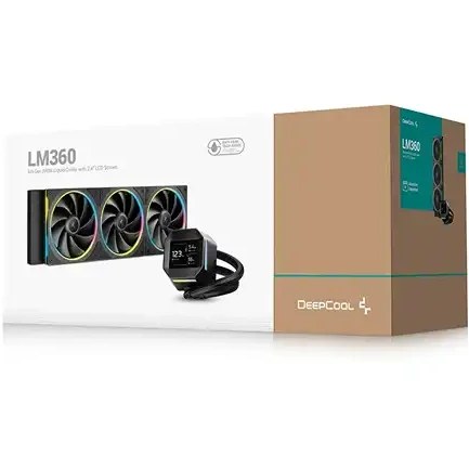خنک کننده مایع پردازنده دیپ کول مدل DEEPCOOL LM360 RGB Black