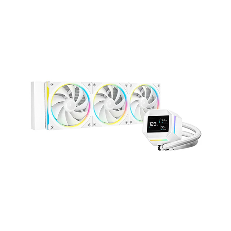 خنک کننده مایع پردازنده دیپ کول مدل DEEPCOOL LM360 RGB WHITE