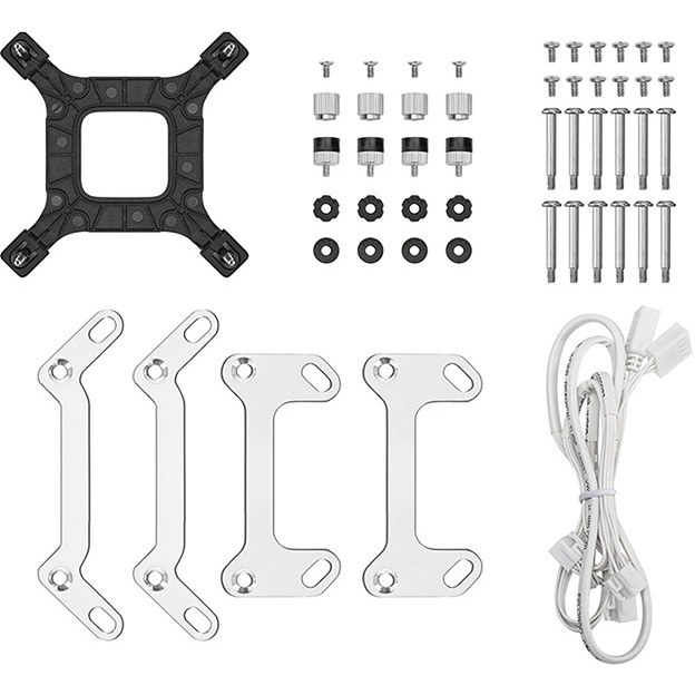 خنک کننده مایع پردازنده دیپ کول مدل DEEPCOOL LM360 RGB WHITE