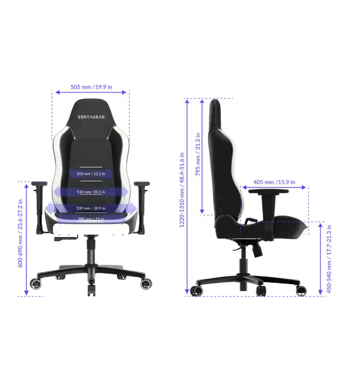 صندلی گیمینگ ورتاگیر مدل VERTAGEAR SL3800 Burgundy Red