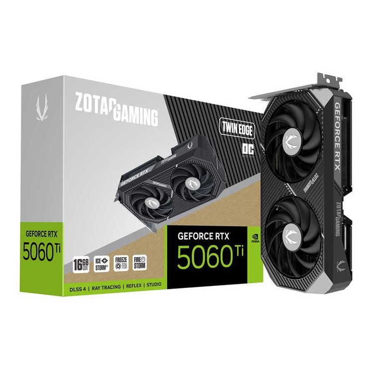 کارت گرافیک زوتک مدل GAMING GeForce RTX 5060 Ti ظرفیت ۱۶ گیگابایت GDDR7