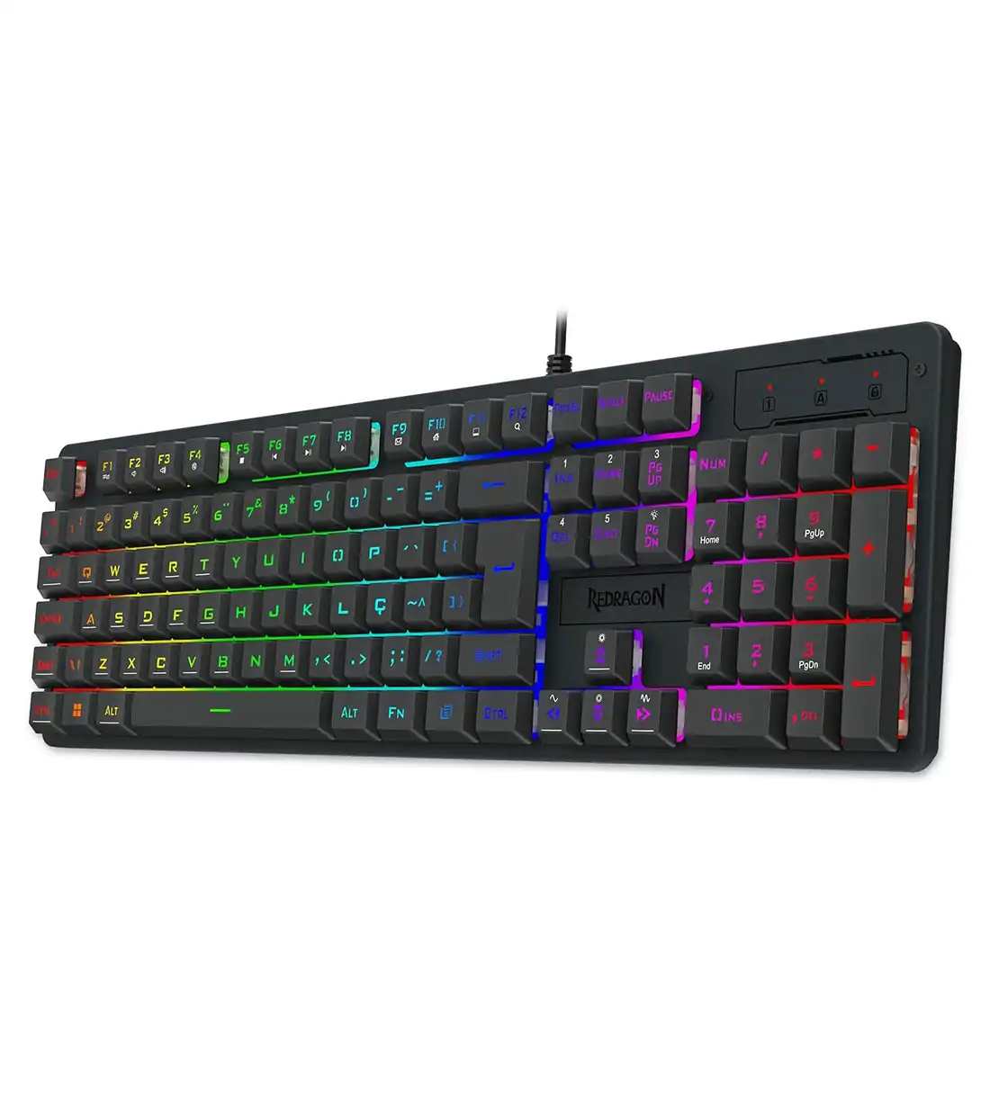 کیبورد ردراگون مدل Redragon K521 Rainbow Black