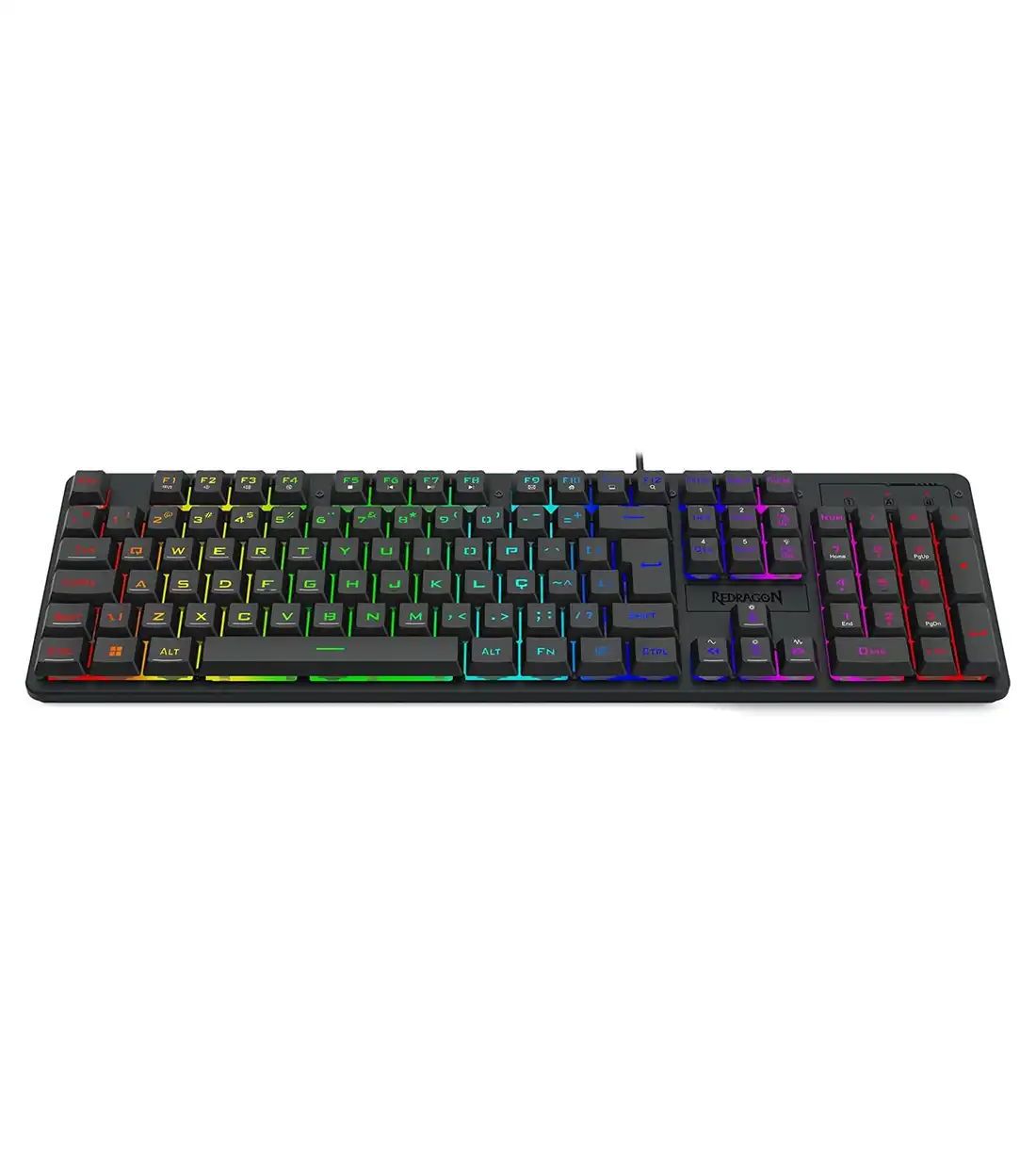 کیبورد ردراگون مدل Redragon K521 Rainbow Black