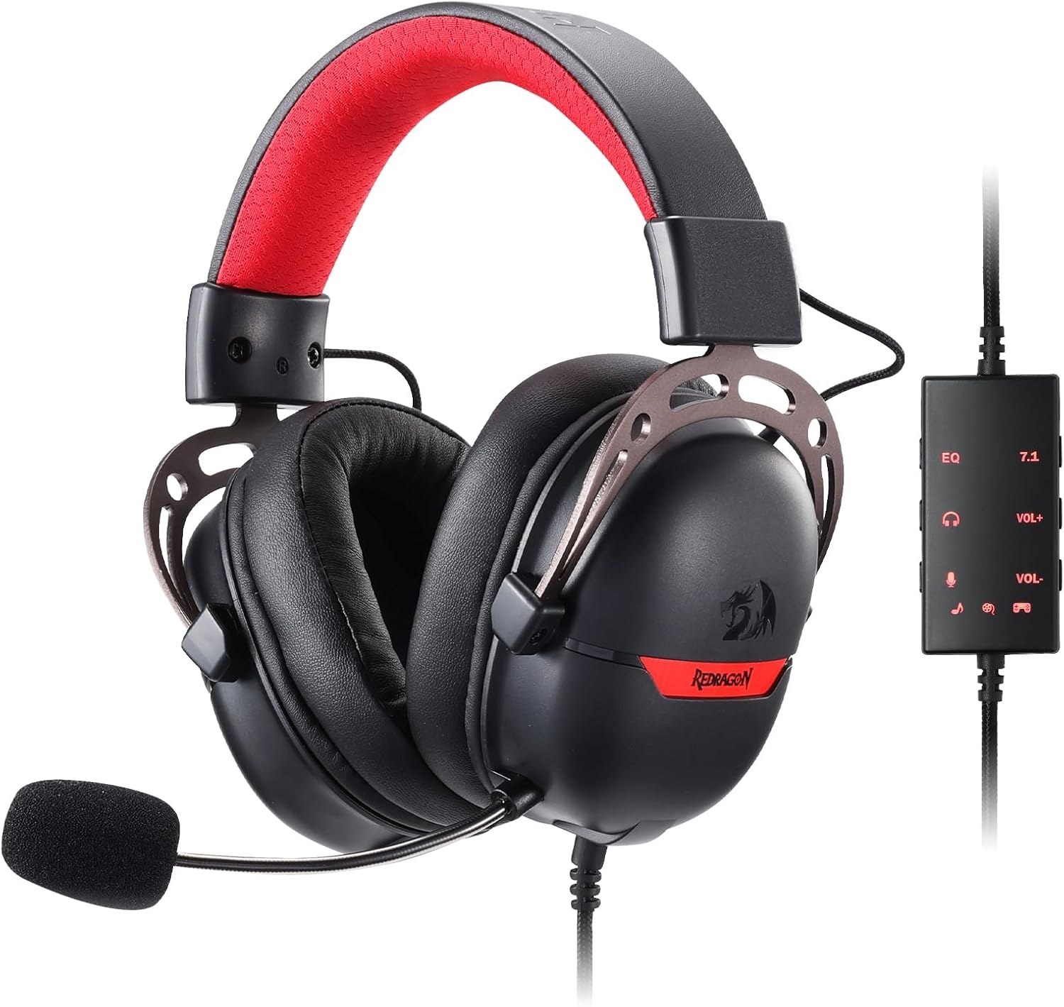 هدست ردراگون مدل Redragon Aurora H376 Black Wired