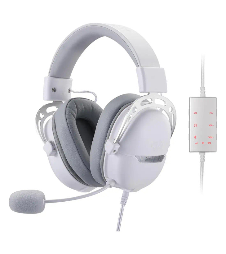 هدست ردراگون مدل Redragon Aurora H376 White Wired
