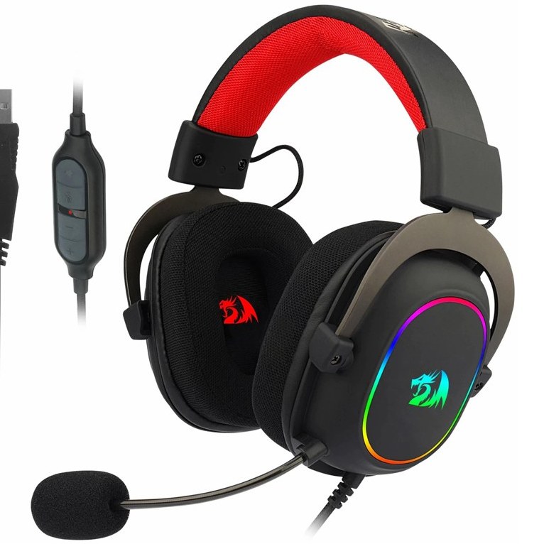 هدست ردراگون مدل Redragon Zeus H510MS Black Wired