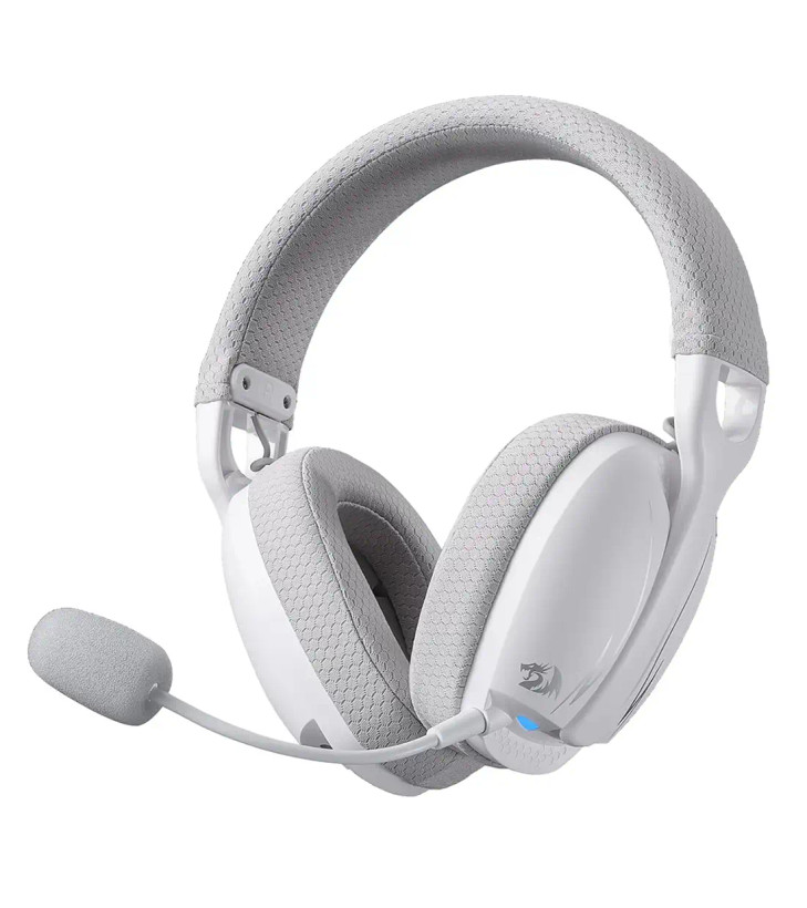 هدست ردراگون مدل Redragon Skuld H878 White-Gray Wireless