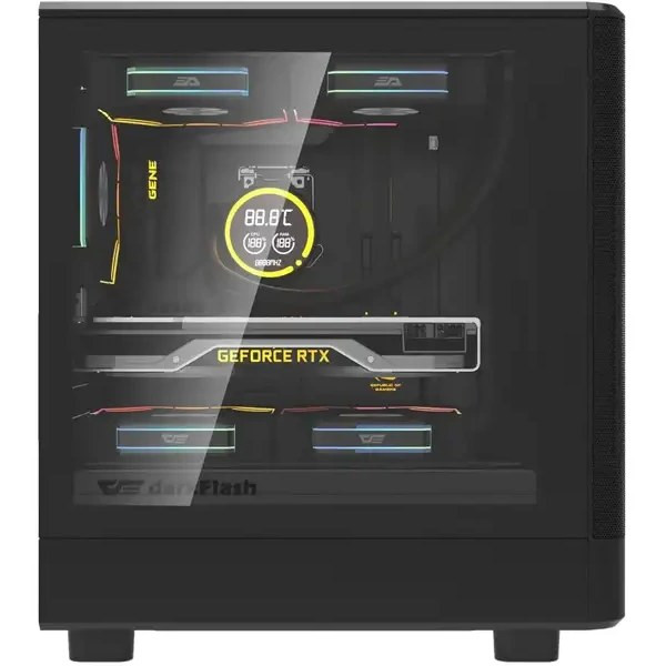 کیس دارک فلش مدل DarkFlash DB330M Mesh Black