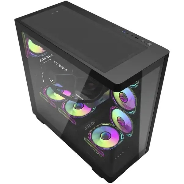 کیس دارک فلش مدل DarkFlash DS900G Black