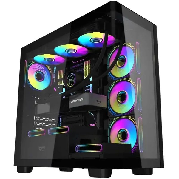 کیس دارک فلش مدل DarkFlash DS900G Black