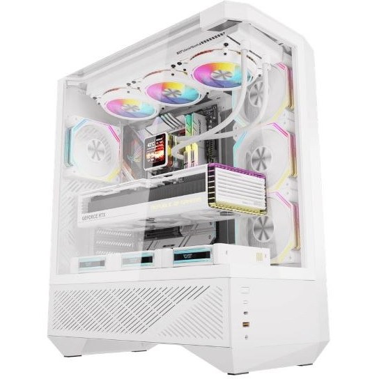 کیس دارک فلش مدل DarkFlash DY460 White