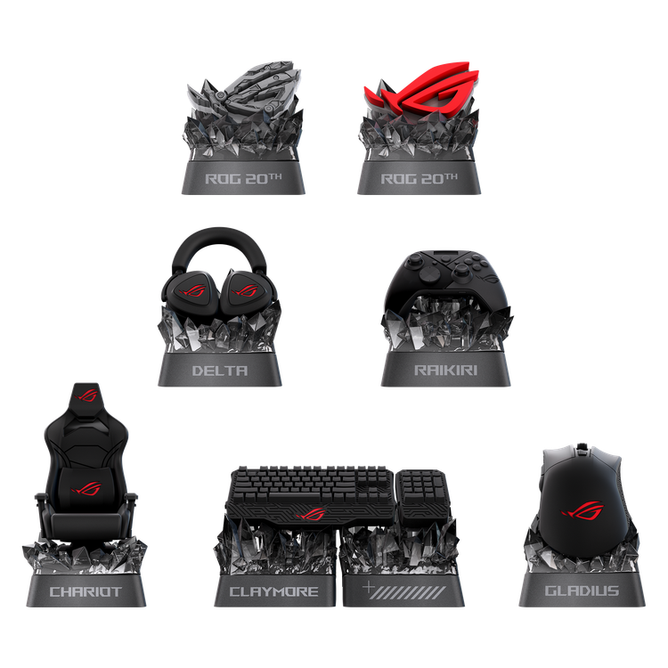 جعبه شانسی کی کپ کیبورد ایسوس مدل Asus Rog Keycap Mystery Box 20 Edition