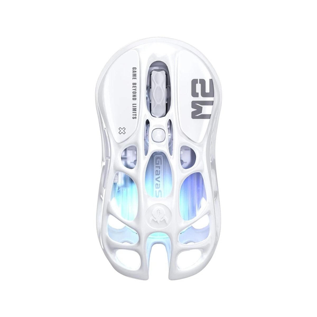 موس گیمینگ گراوا استار مدل Gravastar Mercury M2 - Opaline White