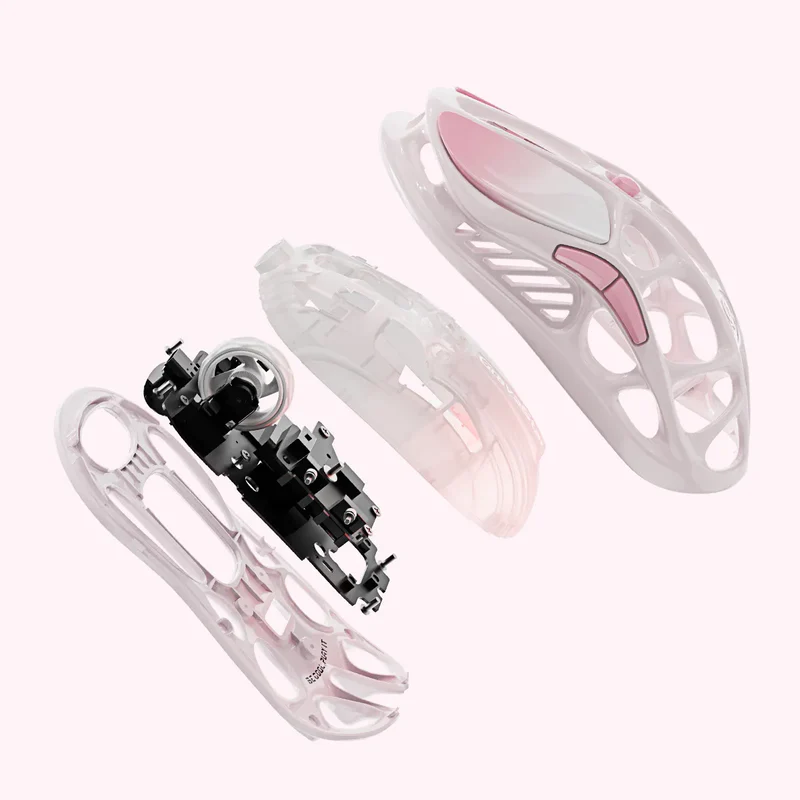 موس گیمینگ گراوا استار مدل Gravastar Mercury M1 Pro - Sakura Pink
