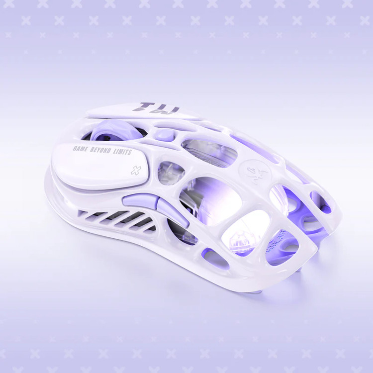 موس گیمینگ گراوا استار مدل Gravastar Mercury M1 Pro - Lavender Purple