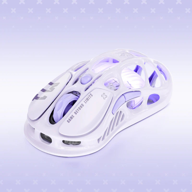 موس گیمینگ گراوا استار مدل Gravastar Mercury M1 Pro - Lavender Purple