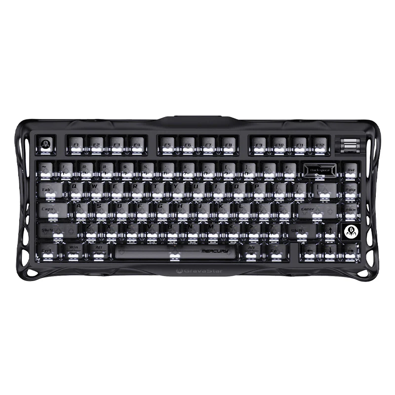کیبورد گراوا استار مدل Gravastar Mercury K1 - Stealth Black