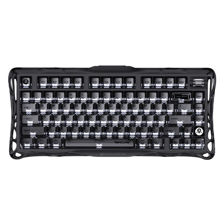 کیبورد گراوا استار مدل Gravastar Mercury K1 - Stealth Black