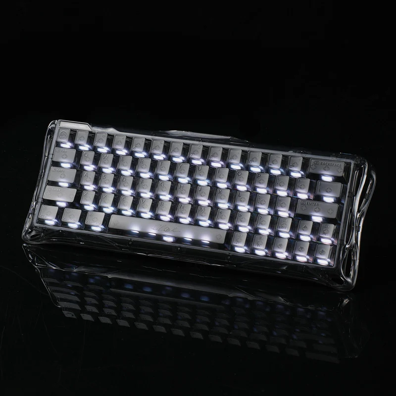 کیبورد گیمینگ گراوا استار مدل Gravastar Mercury V60 - Onyx Crystal