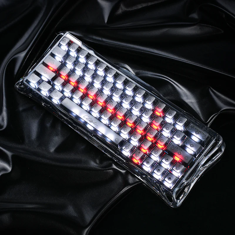 کیبورد گیمینگ گراوا استار مدل Gravastar Mercury V60 - Onyx Crystal