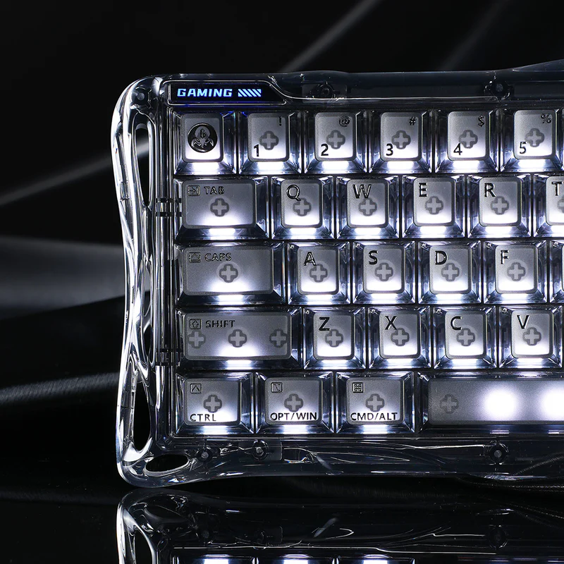 کیبورد گیمینگ گراوا استار مدل Gravastar Mercury V60 - Onyx Crystal