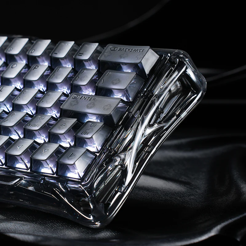 کیبورد گیمینگ گراوا استار مدل Gravastar Mercury V60 - Onyx Crystal