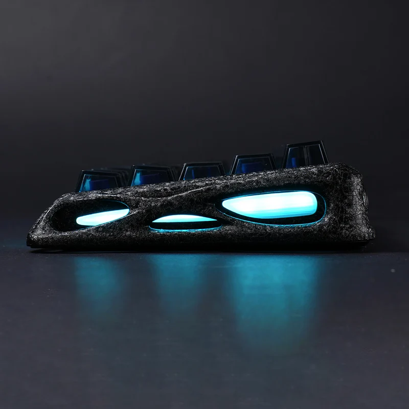 کیبورد گیمینگ گراوا استار مدل Gravastar Mercury V60 Pro - Cyber Frost Black