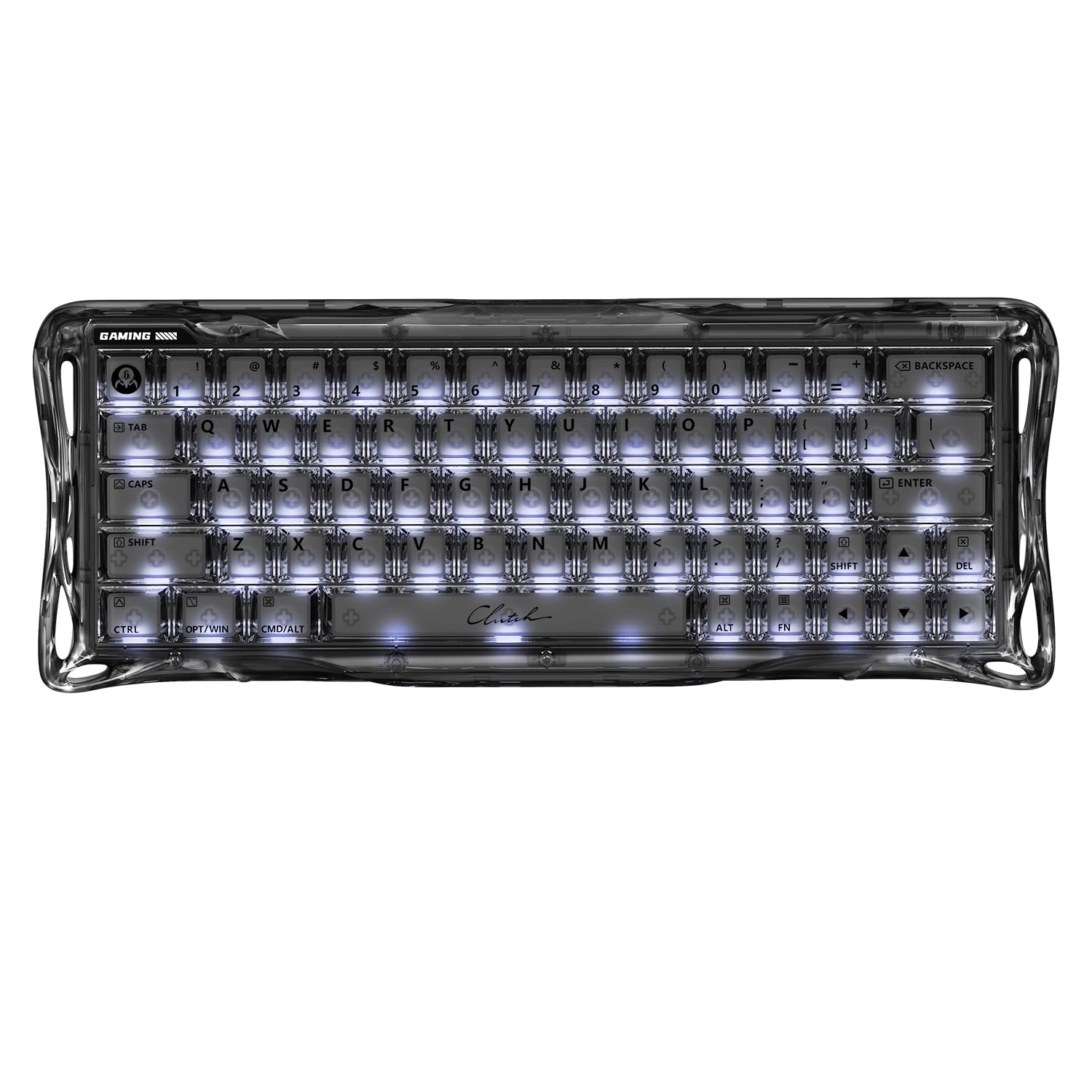 کیبورد گیمینگ گراوا استار مدل Gravastar Mercury V60 - Onyx Crystal