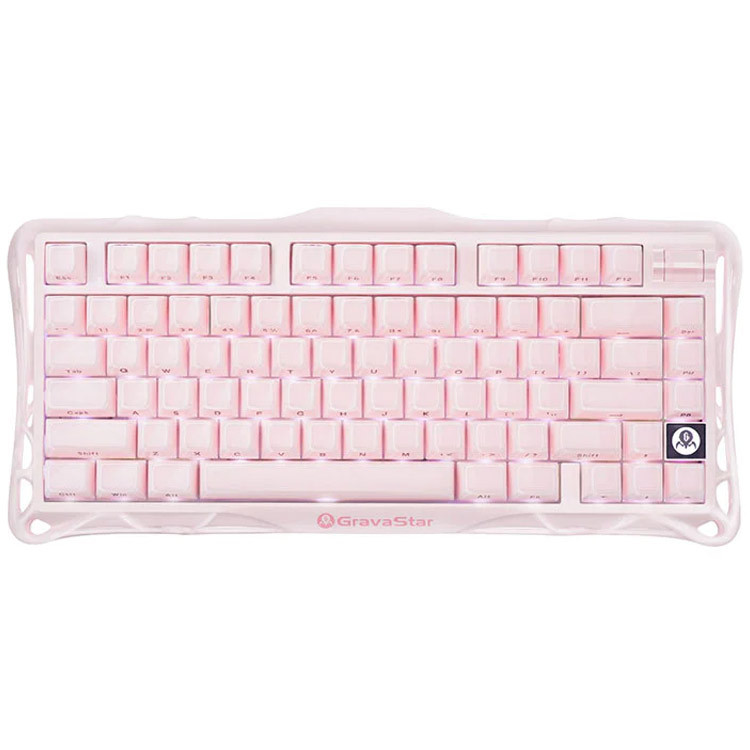 کیبورد گیمینگ گراوا استار مدل GravaStar Mercury K1 - Sakura Pink