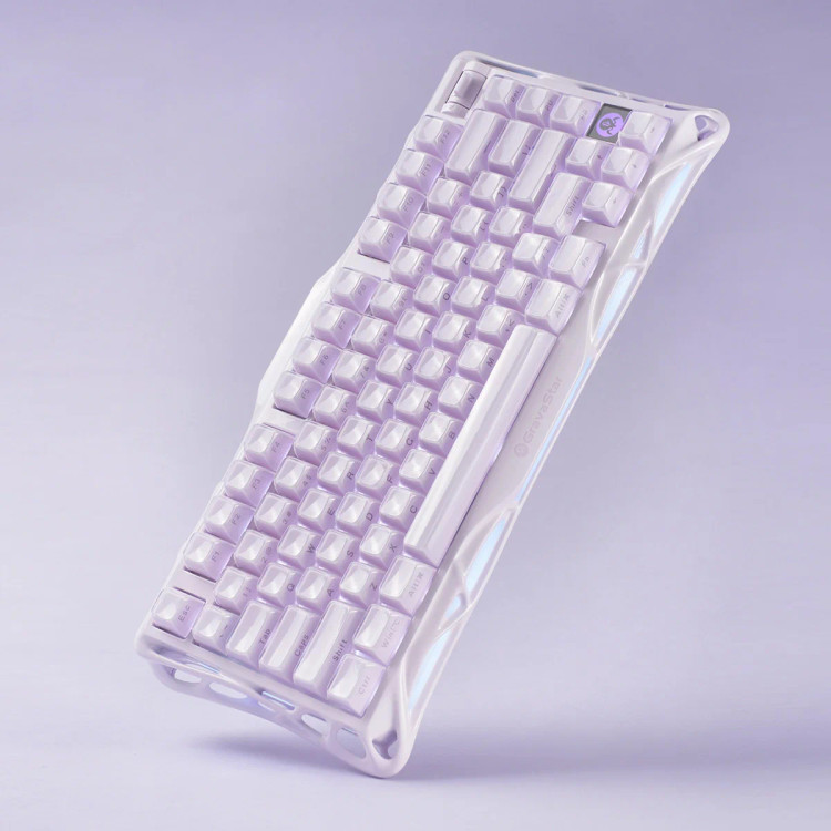 کیبورد گیمینگ گراوا استار مدل Gravastar Mercury K1 - Lavender Purple
