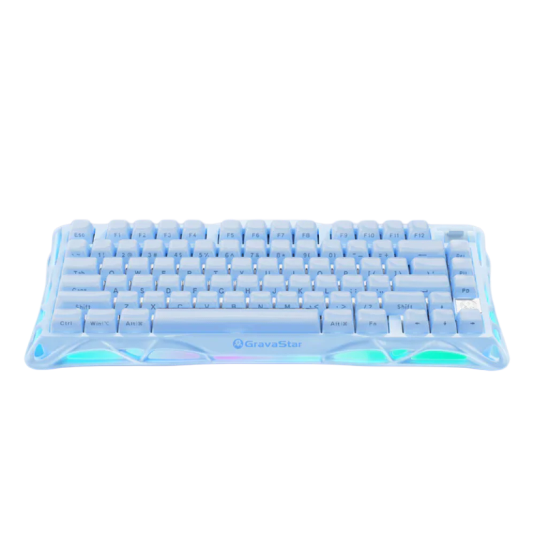 کیبورد گیمینگ گراوا استار مدل Gravastar Mercury K1 - Ice Blue