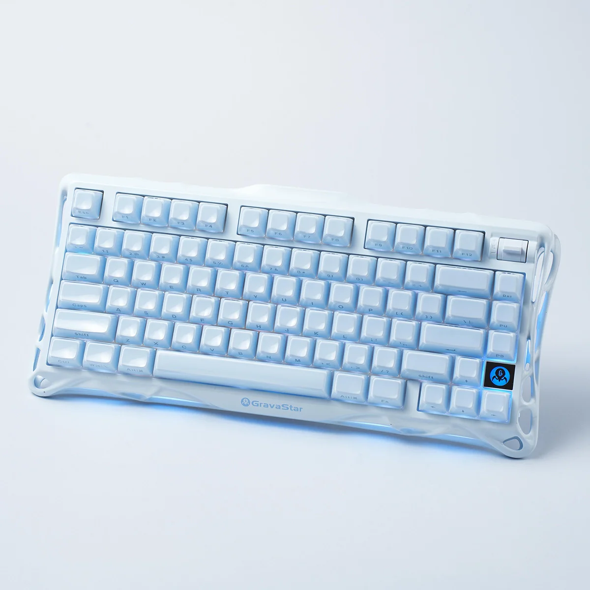 کیبورد گیمینگ گراوا استار مدل Gravastar Mercury K1 - Ice Blue