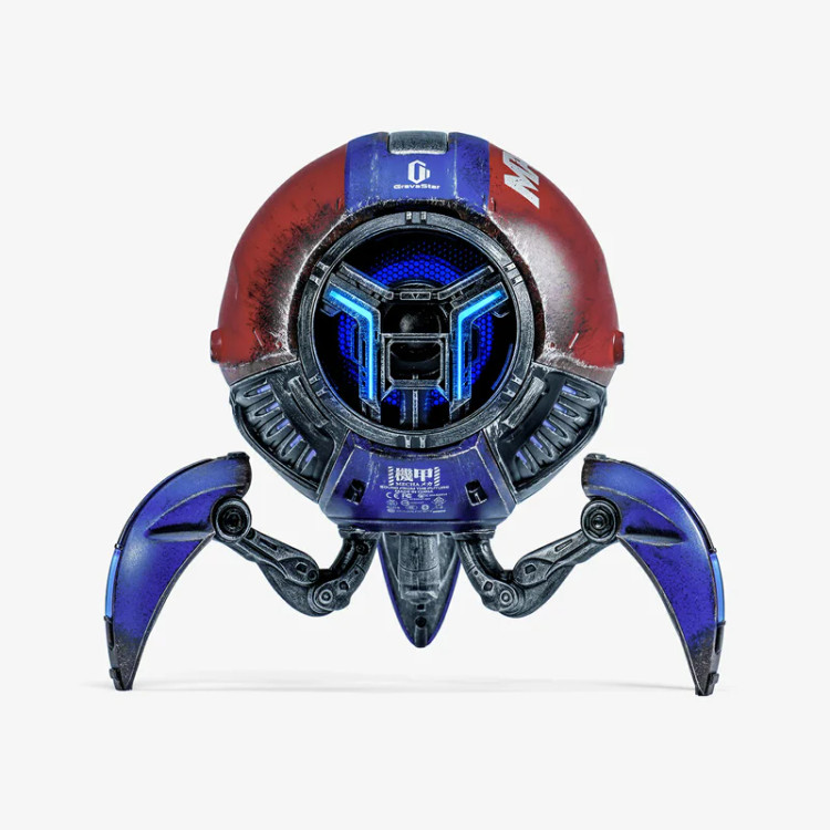 اسپیکر بلوتوثی گراوا استار مدل Gravastar Mars Pro G1 Pro Capitan Edition - Battle Worn Matte Blue