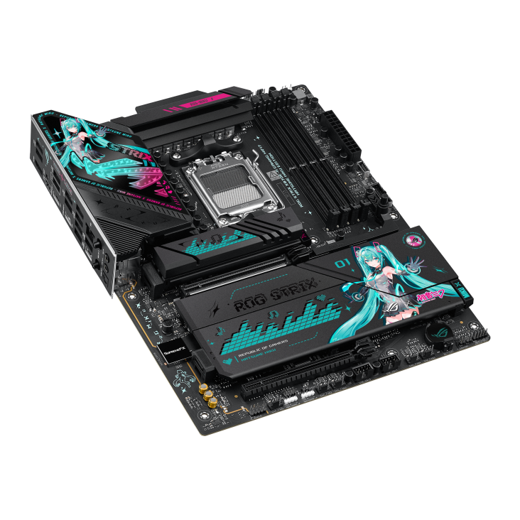 مادربرد ایسوس مدل ASUS ROG STRIX X870E-H GAMING WIFI7 DDR5 HATSUNE MIKU